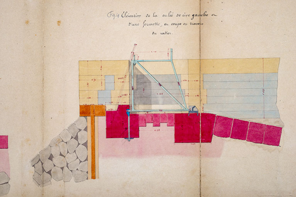 Reconstruction du barrage d'Apremont (1880) : figure 4. © Région Bourgogne-Franche-Comté, Inventaire du patrimoine