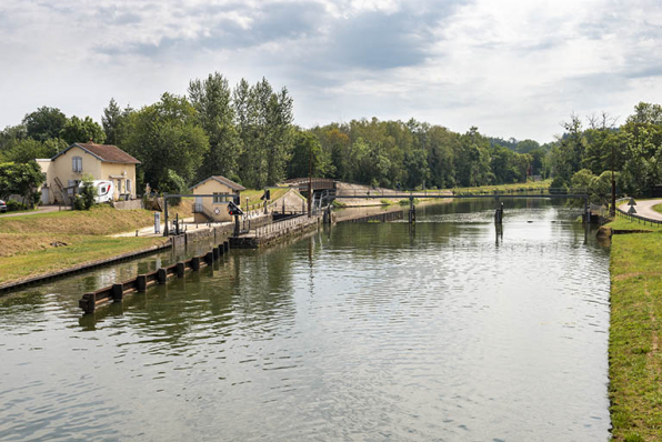 Le site d'écluse. © Région Bourgogne-Franche-Comté, Inventaire du patrimoine