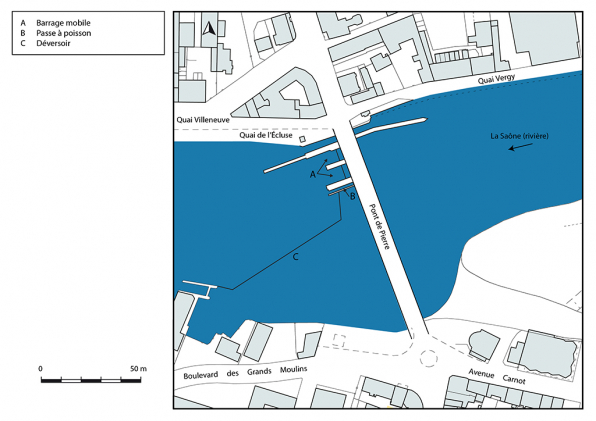 Plan masse et de situation. © Région Bourgogne-Franche-Comté, Inventaire du patrimoine