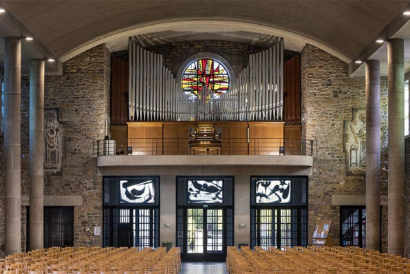 Vue d'ensemble de la tribune d'orgue. © Région Bourgogne-Franche-Comté, Inventaire du patrimoine