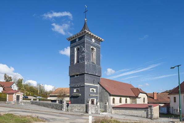 Vue de trois quarts droit en 2021. © Région Bourgogne-Franche-Comté, Inventaire du patrimoine