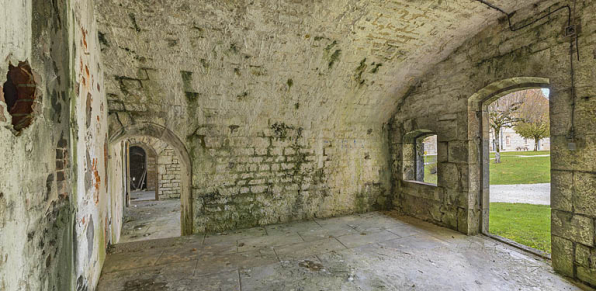 Fort Saint-André : pièce casematée. © Région Bourgogne-Franche-Comté, Inventaire du patrimoine