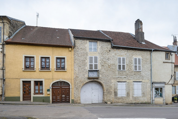 La rue Bontemps : n° 12 à 16. © Région Bourgogne-Franche-Comté, Inventaire du patrimoine
