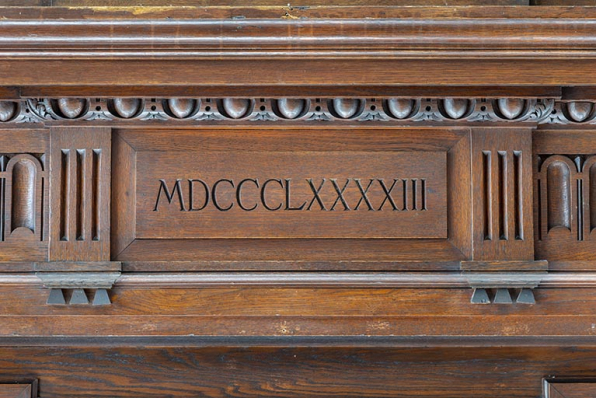Inscription (date) : "MDCCCLXXXXIII". © Région Bourgogne-Franche-Comté, Inventaire du patrimoine