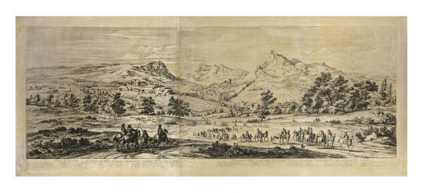 Siège de Salins. S.d [vers 1674]. © Région Bourgogne-Franche-Comté, Inventaire du patrimoine