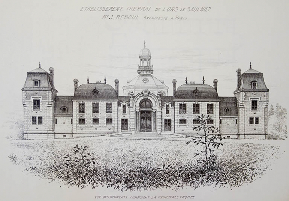 Façade principale (vers 1896). © Région Bourgogne-Franche-Comté, Inventaire du patrimoine