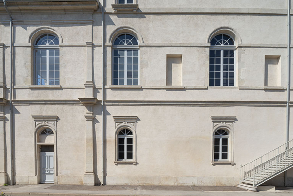 Corps central, façade latérale gauche : extrémité sud. © Région Bourgogne-Franche-Comté, Inventaire du patrimoine