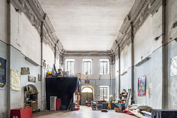 Intérieur de la chapelle. Vue depuis l'est. © Région Bourgogne-Franche-Comté, Inventaire du patrimoine