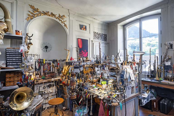 Petit salon vu de trois quarts. © Région Bourgogne-Franche-Comté, Inventaire du patrimoine