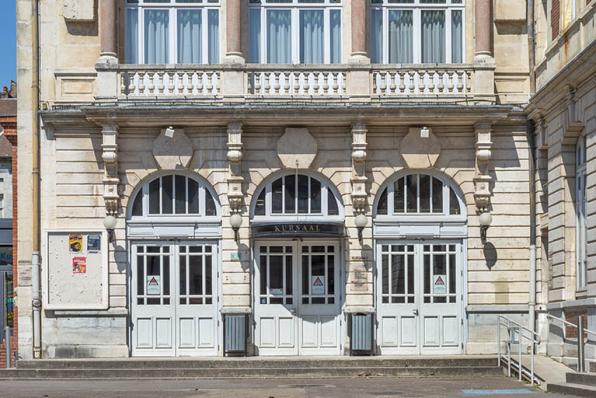 Bâtiment d'entrée, façade antérieure : rez-de-chaussée. © Région Bourgogne-Franche-Comté, Inventaire du patrimoine