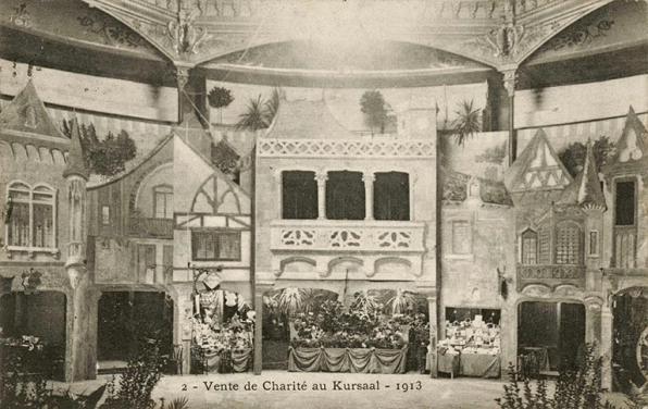 2 - Vente de Charité au Kursaal - 1913. © Région Bourgogne-Franche-Comté, Inventaire du patrimoine
