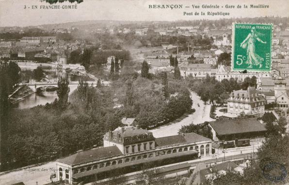 Vue ancienne, depuis le fort de Beauregard. © Ed. Nouvelles Galeries réunies