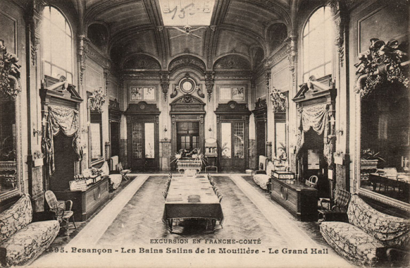 Grand hall (vers 1910). © Bibliothèque municipale, Besançon