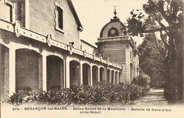 Façade latérale (vers 1930). © Bibliothèque municipale, Besançon