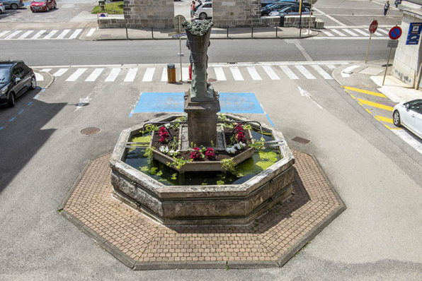 Vue plongeante depuis l'est. © Région Bourgogne-Franche-Comté, Inventaire du patrimoine