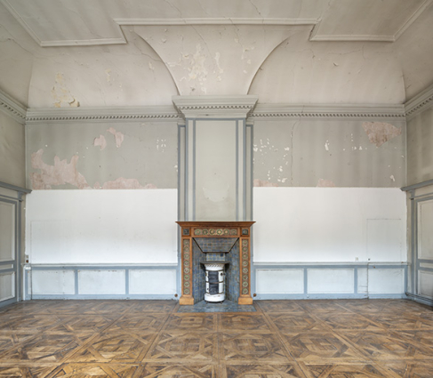 Ancienne salle du conseil (premier étage). Mur ouest. © Région Bourgogne-Franche-Comté, Inventaire du patrimoine