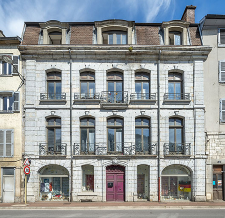 Façade antérieure. © Région Bourgogne-Franche-Comté, Inventaire du patrimoine Façade antérieure. © Région Bourgogne-Franche-Comté, Inventaire du patrimoine