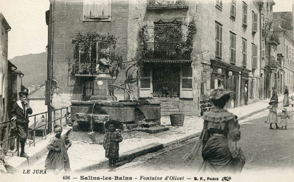 Salins-les-Bains - Fontaine d'Olivet, s.d. [fin 19e ou début 20e siècle]. © Région Bourgogne-Franche-Comté, Inventaire du patrimoine