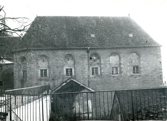 Façade nord de la chapelle, s.d. [milieu 20e siècle]. © Région Bourgogne-Franche-Comté, Inventaire du patrimoine