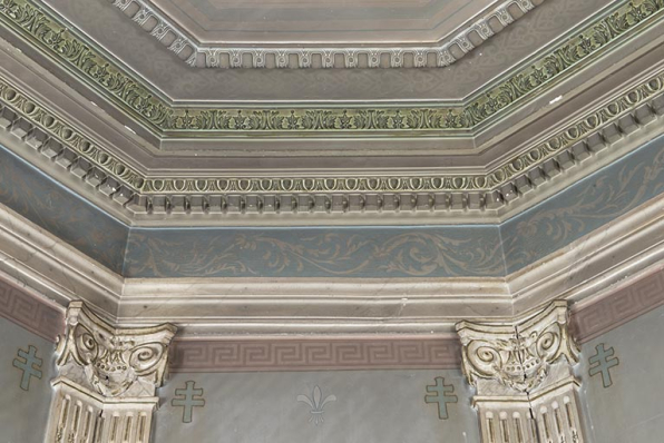 Partie supérieure du chevet de la chapelle. © Région Bourgogne-Franche-Comté, Inventaire du patrimoine