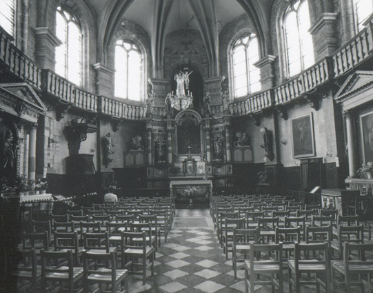 Vue depuis l'entrée, s.d. [4e quart 20e siècle]. © Région Bourgogne-Franche-Comté, Inventaire du patrimoine