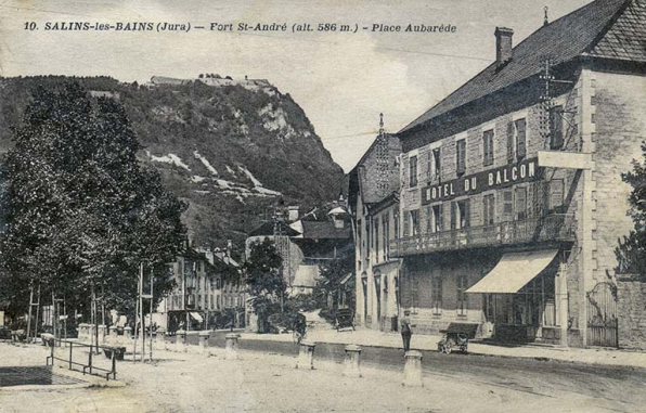 Salins-les-Bains (Jura) - Fort Saint-André - Place Aubarède, s.d. [début 20e siècle]. © Région Bourgogne-Franche-Comté, Inventaire du patrimoine