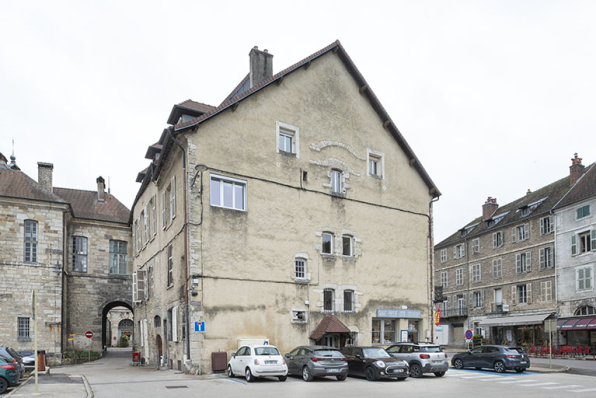 Mur pignon sud. © Région Bourgogne-Franche-Comté, Inventaire du patrimoine