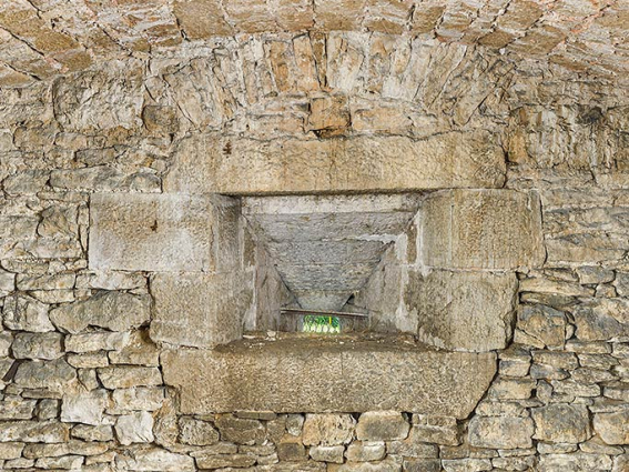Embrasure de la casemate. © Région Bourgogne-Franche-Comté, Inventaire du patrimoine