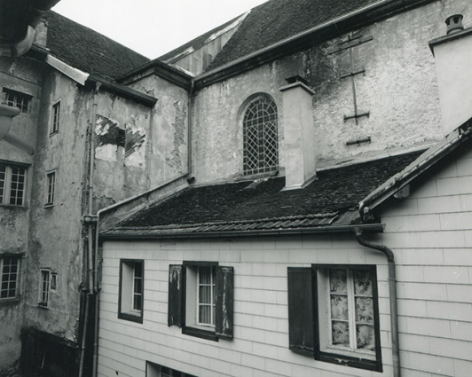Flanc est de l'église, 1997. © Région Bourgogne-Franche-Comté, Inventaire du patrimoine