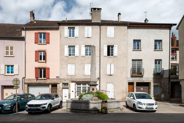 Vue d'ensemble, depuis le sud. © Région Bourgogne-Franche-Comté, Inventaire du patrimoine