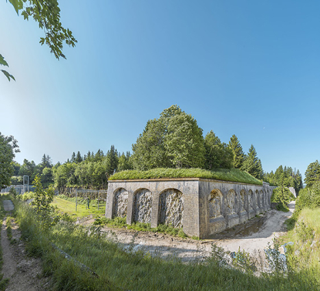 Bastion au front nord. © Région Bourgogne-Franche-Comté, Inventaire du patrimoine