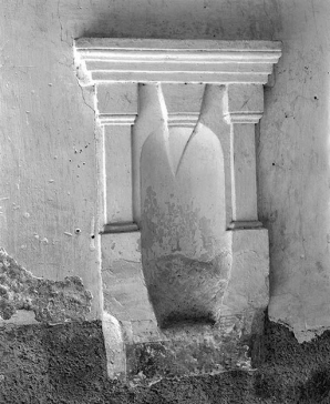 Niche avec décor d'architecture. © Région Bourgogne-Franche-Comté, Inventaire du patrimoine