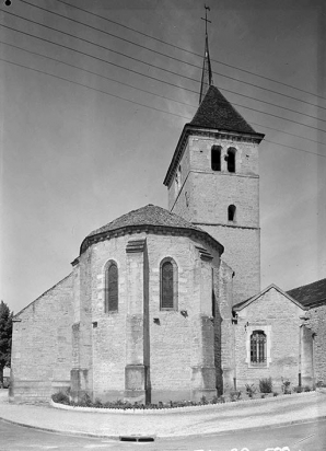 Chevet et clocher. © Région Bourgogne-Franche-Comté, Inventaire du patrimoine