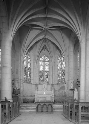 Choeur. Voûte d'ogives. © Région Bourgogne-Franche-Comté, Inventaire du patrimoine