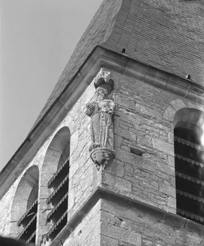 Saint Antoine ermite : trois-quarts gauche. © Région Bourgogne-Franche-Comté, Inventaire du patrimoine