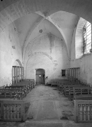 Nef, vue depuis le choeur. © Région Bourgogne-Franche-Comté, Inventaire du patrimoine