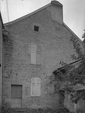 Mur-pignon sur l'impasse. © Région Bourgogne-Franche-Comté, Inventaire du patrimoine