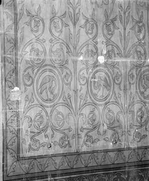 Choeur, mur nord (1991) : peinture monumentale. © Région Bourgogne-Franche-Comté, Inventaire du patrimoine Choeur, mur nord (1991) : peinture monumentale. © Région Bourgogne-Franche-Comté, Inventaire du patrimoine