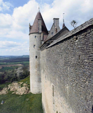 Courtine sud-ouest. © Région Bourgogne-Franche-Comté, Inventaire du patrimoine