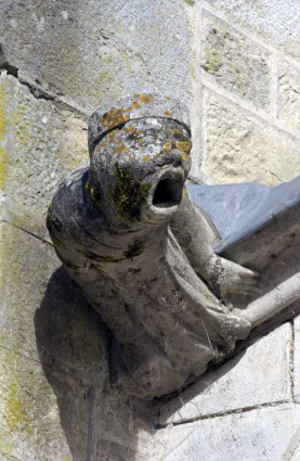 Bâtiment du réfectoire : élévation ouest, gargouille néo-gothique. © Région Bourgogne-Franche-Comté, Inventaire du patrimoine