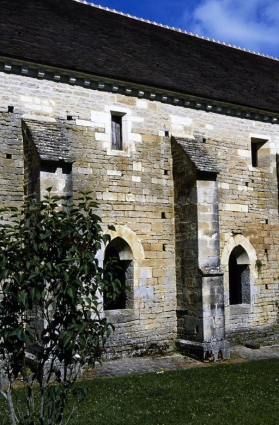 Le cellier, détail de l'élévation est. © Région Bourgogne-Franche-Comté, Inventaire du patrimoine
