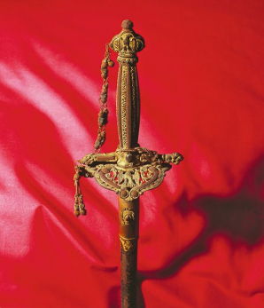 Détail du pommeau. © Région Bourgogne-Franche-Comté, Inventaire du patrimoine