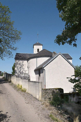 Vue d'ensemble côté chevet. © Région Bourgogne-Franche-Comté, Inventaire du patrimoine