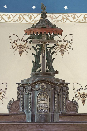 Tabernacle. © Région Bourgogne-Franche-Comté, Inventaire du patrimoine