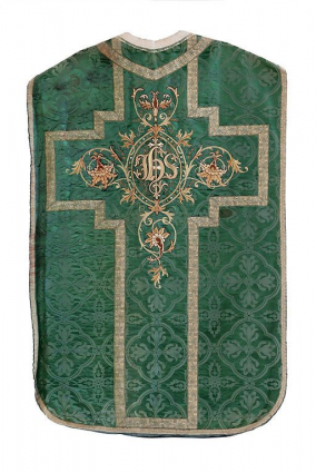 Vue d'ensemble de la chasuble. © Région Bourgogne-Franche-Comté, Inventaire du patrimoine