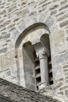Baie antérieure du clocher. © Région Bourgogne-Franche-Comté, Inventaire du patrimoine