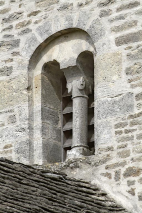 Baie antérieure du clocher. © Région Bourgogne-Franche-Comté, Inventaire du patrimoine