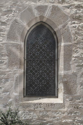 Détail d'une fenêtre. © Région Bourgogne-Franche-Comté, Inventaire du patrimoine