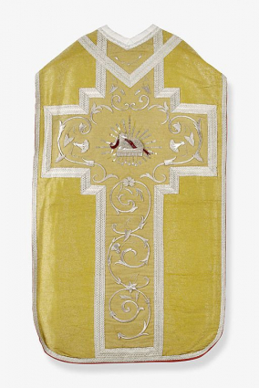 Vue d'ensemble de la chasuble. © Région Bourgogne-Franche-Comté, Inventaire du patrimoine