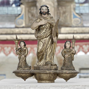 Vue d'ensemble du bâton de procession. © Région Bourgogne-Franche-Comté, Inventaire du patrimoine